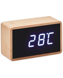 Miri Clock Bamboe Klok Met Led