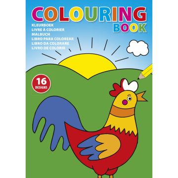 Kleurboek voor kinderen (A4 formaat).