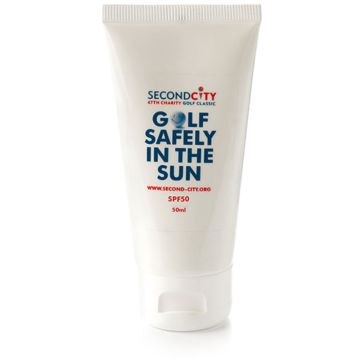 SPF50 zonnebrandcrème in een tube