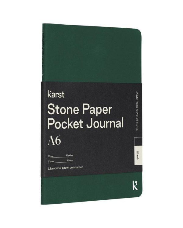 Karst A6 Softcover Pocket Journal Van Steenpapier - Blanco