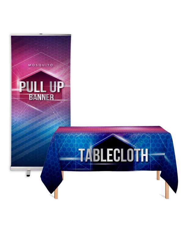 Banner & Tablecloth Combo