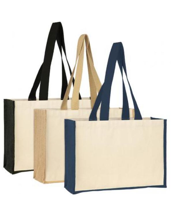 Brookland Eco Jute 10Oz Canvas Tote Shopper Bag